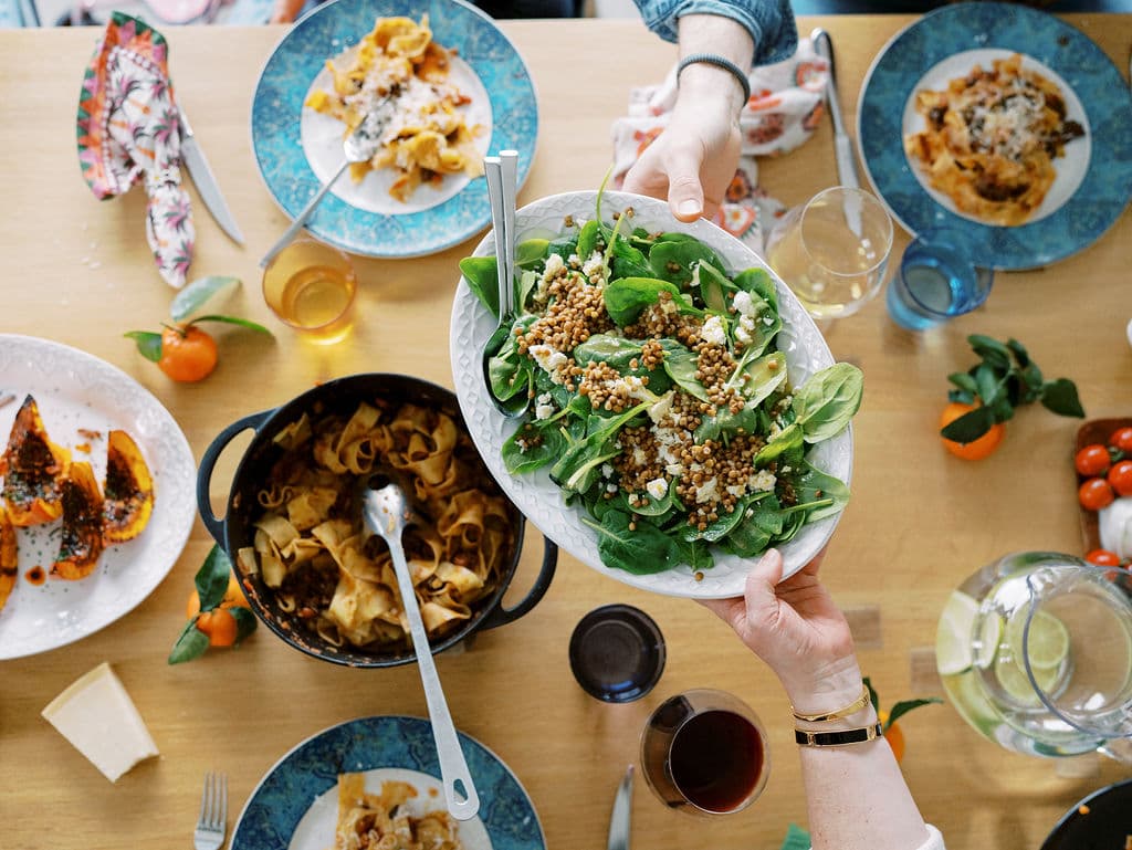 Families sharing a dinner together — photo 2